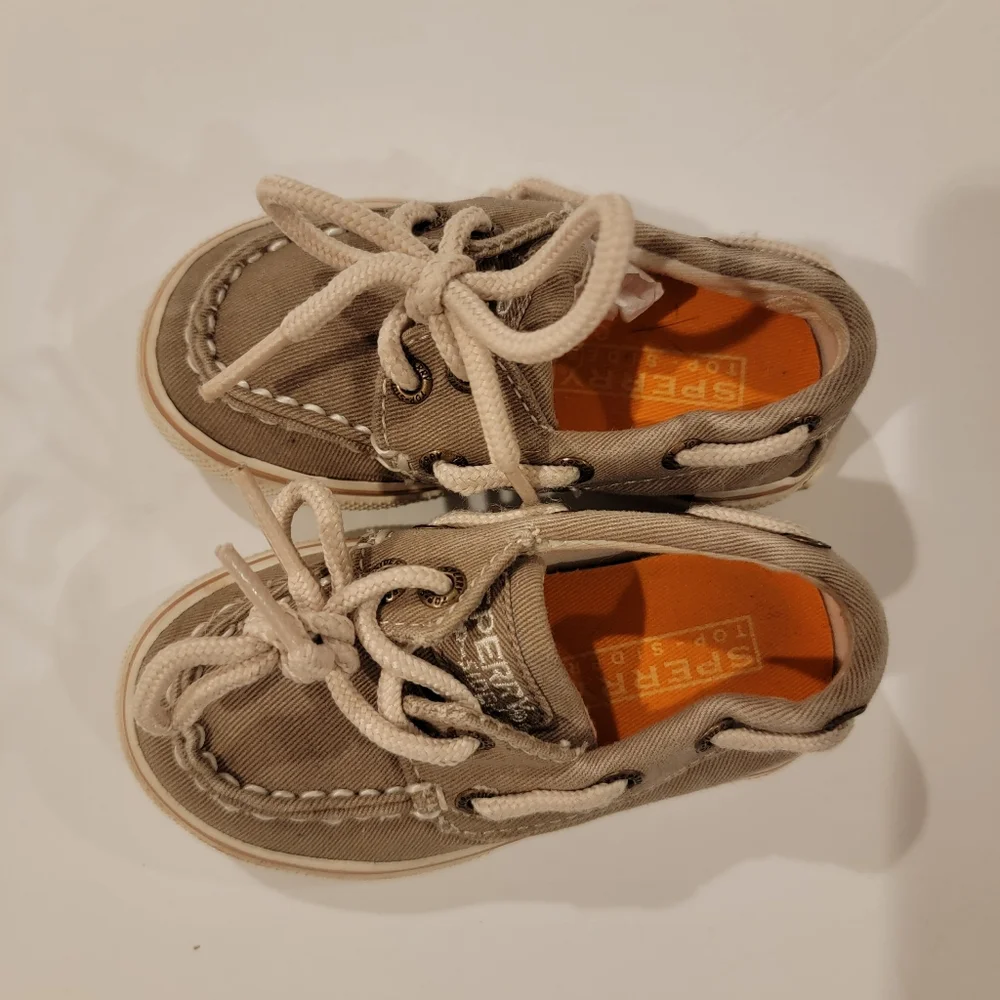 Sperry Halyward size 5 m uk 4.5 eu 21 toddler baby boat shoes deck shoe